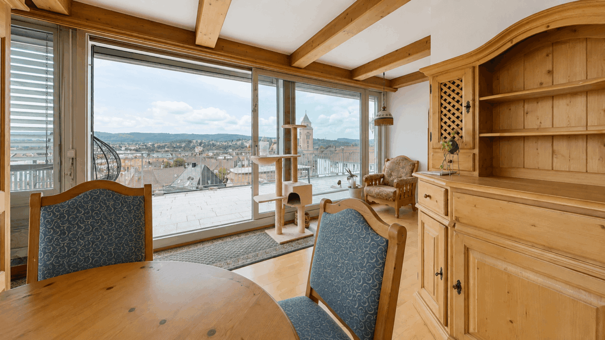 Esszimmer mit Aussicht